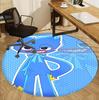 Huggy Wuggy Pattern Round Rug, Indoor/Outdoor Mat, for Picnic, Gameroom, Bedroom, Office, Living Room, Home Decor Carpet, Birthday Gift