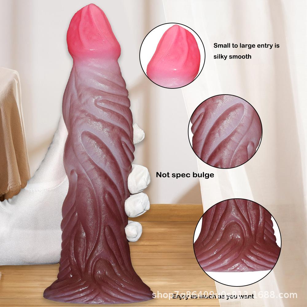 Alien Liquid Silicone Simulation Penis with Adult Charm  Artificial Penis  Male and Female Fist Sex  Super Large Long Anal Plug Anal Expansion Device
