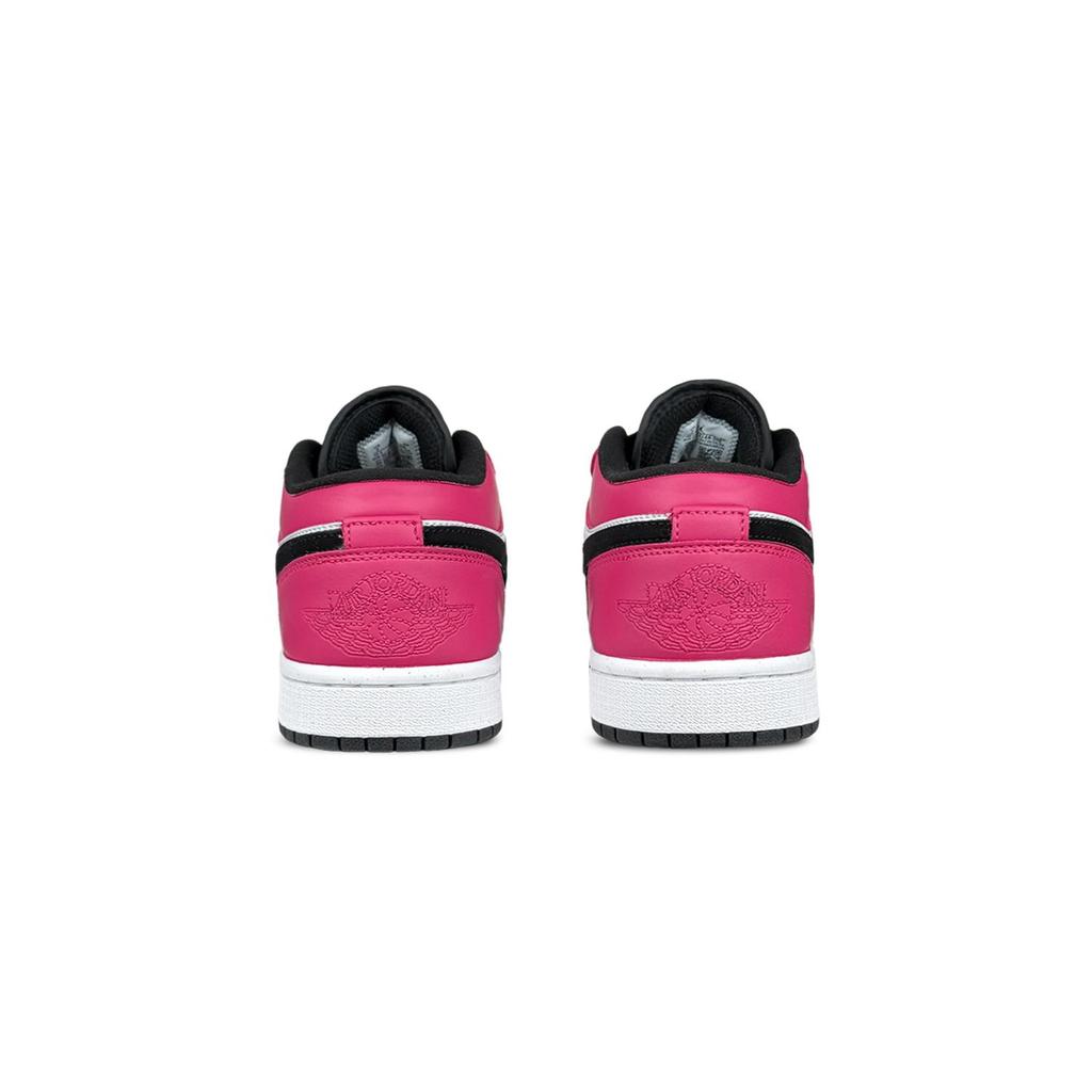 Jordan Air Jordan 1 Pink Leopard Abrasion Resistant Low top Vintage Basketball Shoes Unisex Black Pink HF3148-106(Team701-)