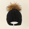 Kids Winter Warm Knitted Set Pom‑pom Hat Scarf Gloves 3‑Pcs Set Or Single Beanie Hat Windproof Ear Protection For Boys Girls Cold Weather Outdoor