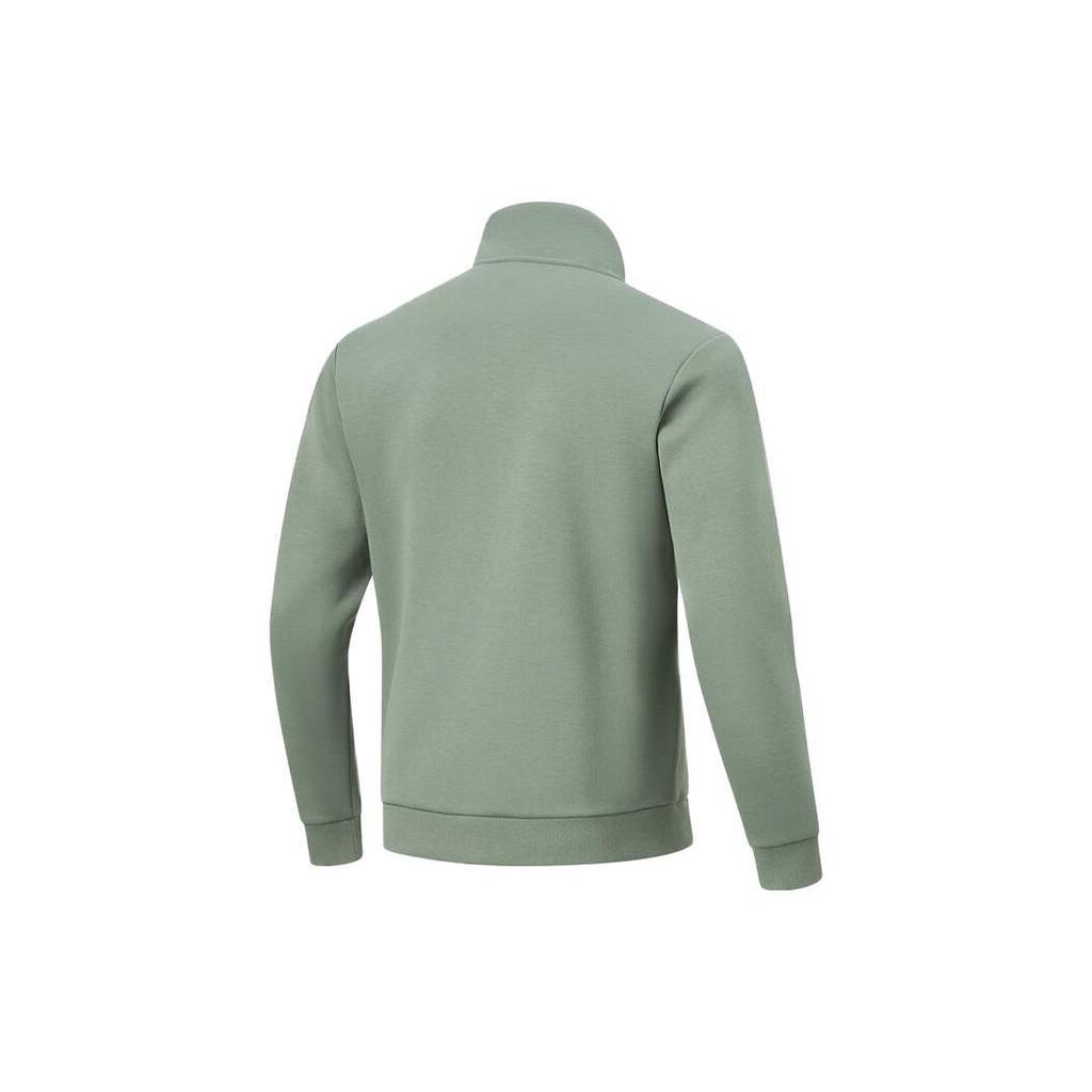 Li Ning Fitness Series Sweatshirt Men's Gray Green AWDT799-4