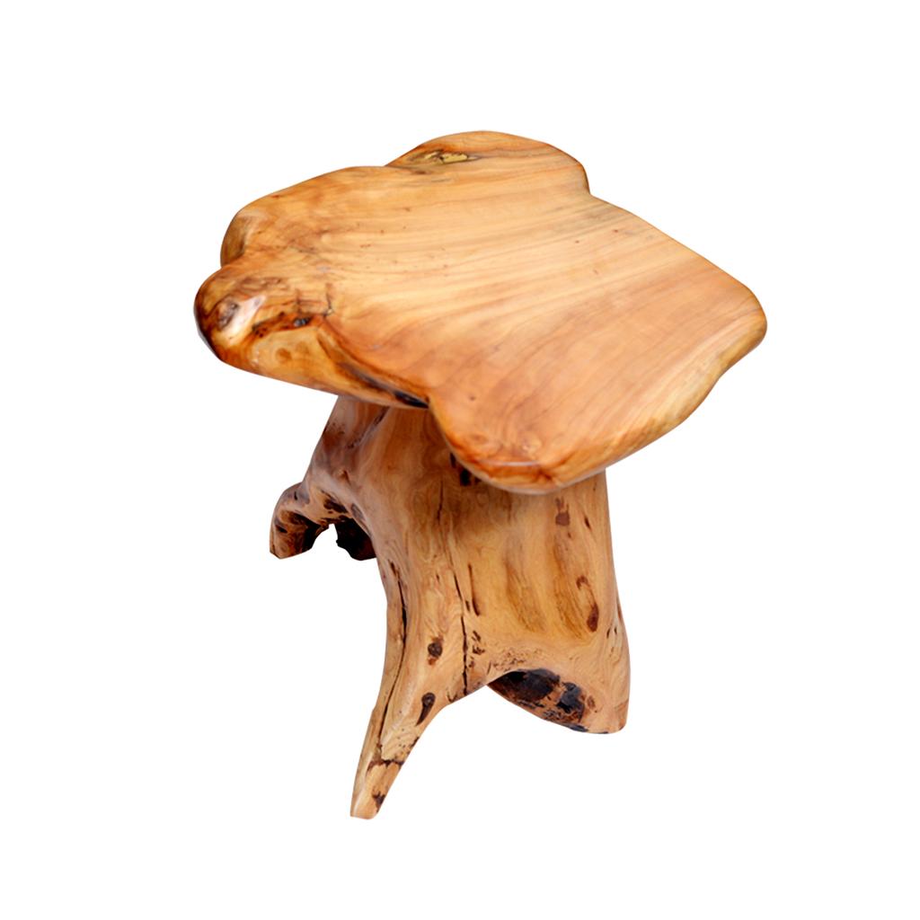 Coffee Table made of Solid Fir, Fir Flower Stand, Solid Wood Footstool, Irregular Shape