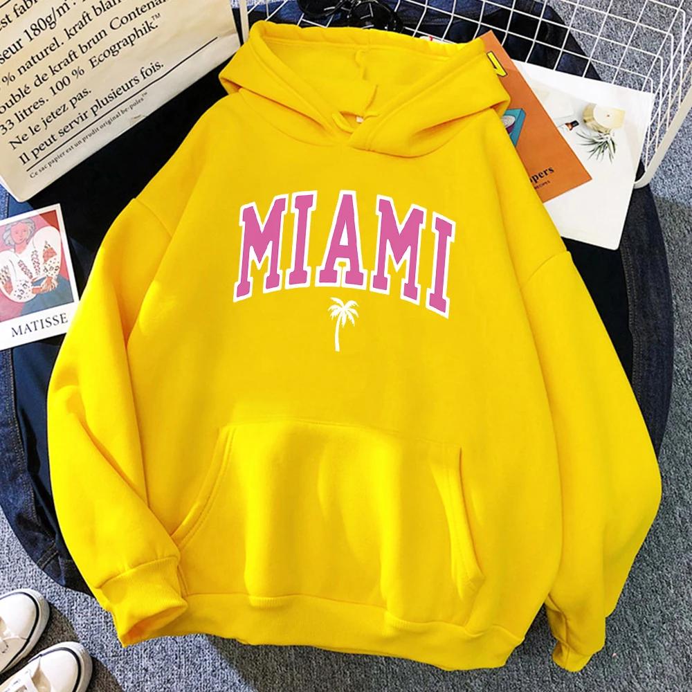 Miami Beach, Florida, USA. Men's Street Hoodie. Street Fashion Trend - Cool and Stylish.