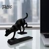 Talos 3D Printed Cat Dog Figurine, Stair Animal Sculpture, Cat/Dog Shape Stepping Artistic Desktop Ornament Gift