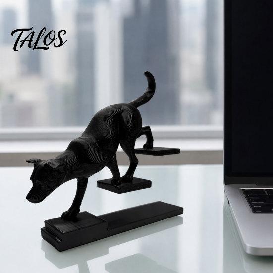 Talos 3D Printed Cat Dog Figurine, Stair Animal Sculpture, Cat/Dog Shape Stepping Artistic Desktop Ornament Gift