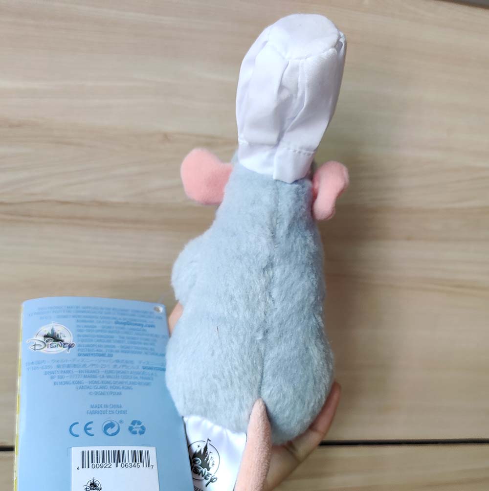 Japan Authentic Ratatouille Chef Remy Magnetic Shoulder Snuggly Doll  New Premium Quality Lifelike Realistic Simulated