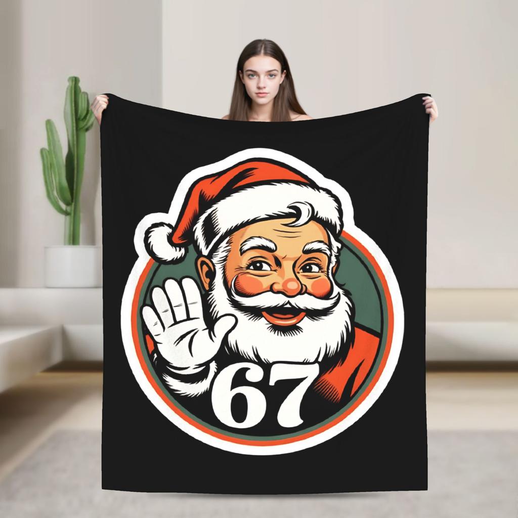 Do The Math 67 Meme Funny Six Seven Blanket Quality Warm Soft  Bedding Throws Winter Children Chair Sofa Bed Novelty Bedspread
