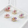 Three-Dimensional Colorful Carousel Alloy Pendant for DIY Jewelry
