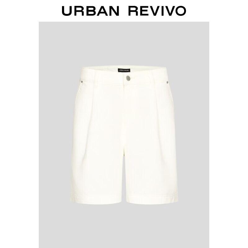 UR2026 Women s Elegant Pleated Denim Casual Shorts 26
