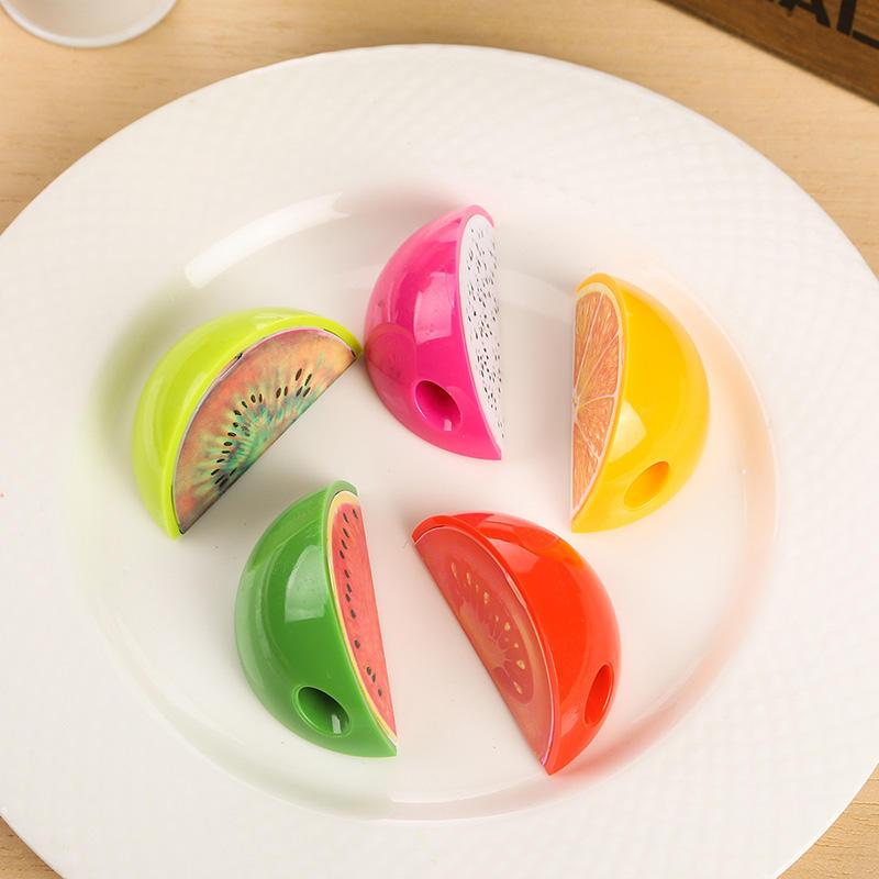 Sharpener Fruit Hand Pencil Sharpener Kids Fanny Stationery Papeleria Taille Crayon 4pcs