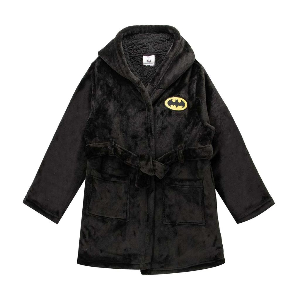 Batman Childrens/Kids Logo Sherpa Fleece Dressing Gown