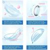 FUNSACHY 1 Pair Color Contact Lenses for Eyes Natural Softlens Lenses Cosmetic Eye Contacts Gray Pupils Yearly Lens Brown Lens