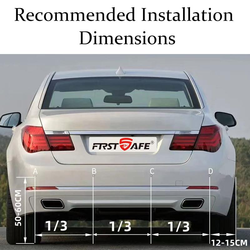 Parking Sensor 6 Colors 16.5mm Flat Sensor Reverse Radar Sound Buzzer Alarm Sound