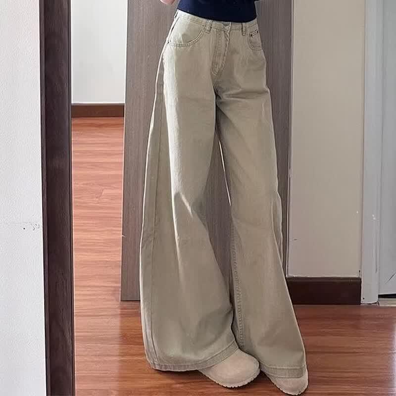 Zuo Se Petite Fit Denim Wide-Leg Pants XS