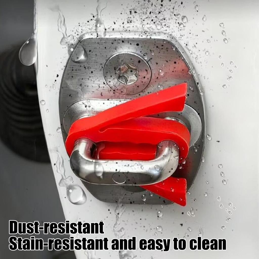 4 Stück Silikon-Türriegelabdeckungen Stoßdämpfende & Geräuschreduzierende Polster Auto-Innenraumschutz für SUV-LKW, Garagenparkplatz