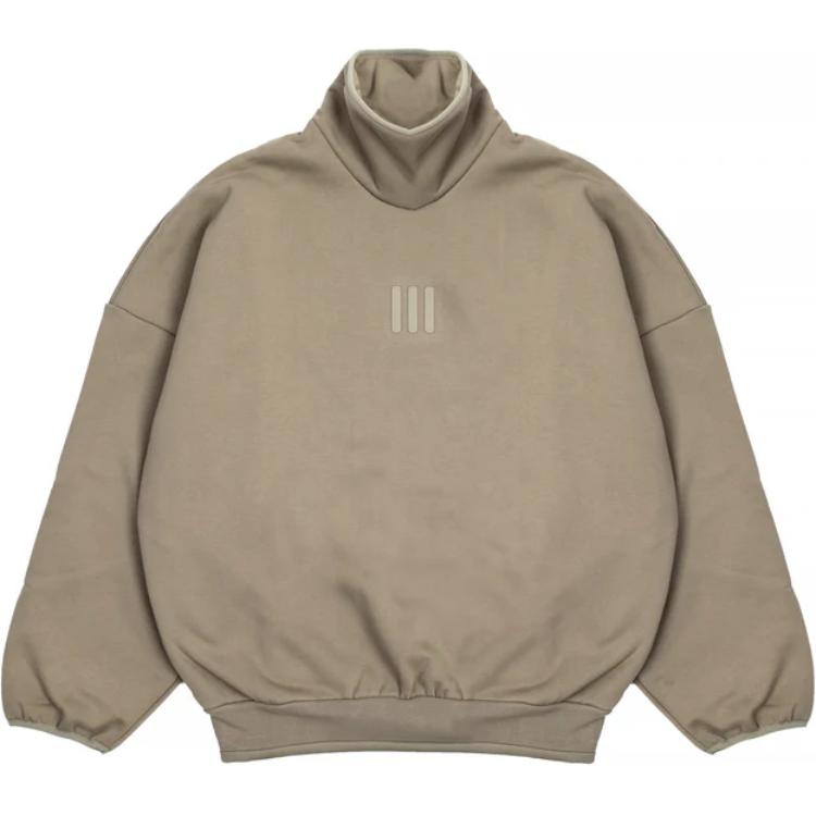 adidas x Fear of God Athletics Mock Neck Sweatshirt Clay IS8743