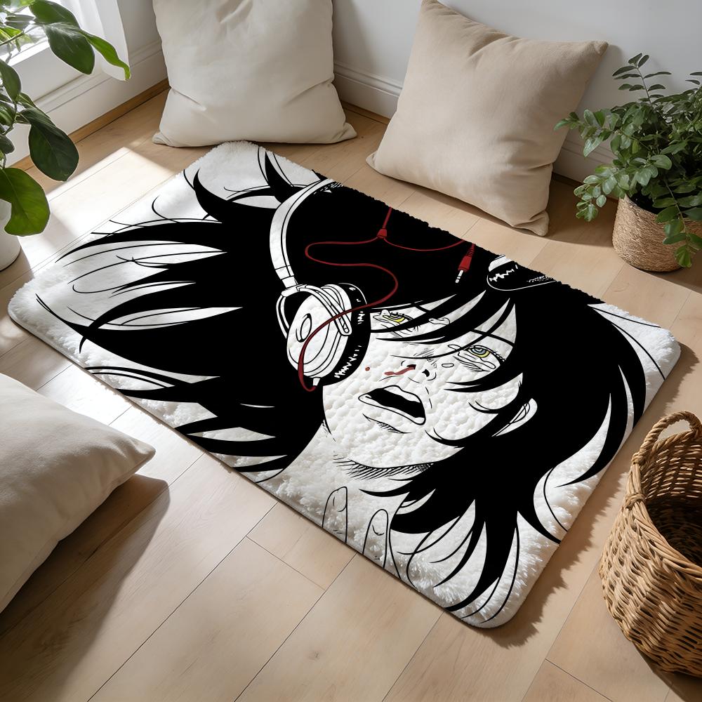 MASS OF THE FERMENTING DREGS Floor Mat Soft Flannel Absorbent Mat Non-Slip Rug Home Bedroom Bathroom