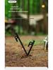 Steel Tent & Tarp Pegs: Thickened, Windproof, Long Camping Peg Set for Outdoor Use