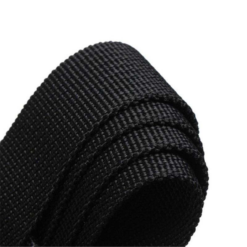 2.5cm Wide Computer Bag Strap PP Webbing For Men's Handbag Briefcase Crossbody Bag Shoulder Belts Adjustable Long Bands Black