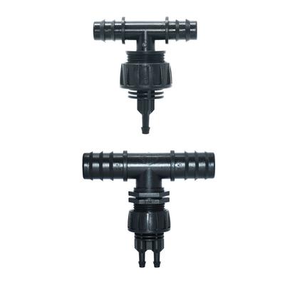 16/20/25mm auf 4/7mm T-Stück Schlauchanschluss Kunststoffschlauch Reduzierstück T-Stück Schlauchverteiler Tropfbewässerungssystem Übergangsstück