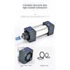 SC Standard-Luftzylinder SC32/40/50/63mm Bohrung Kleiner Pneumatikzylinder Kolben 25/50/75/100/150/200/250mm Hub