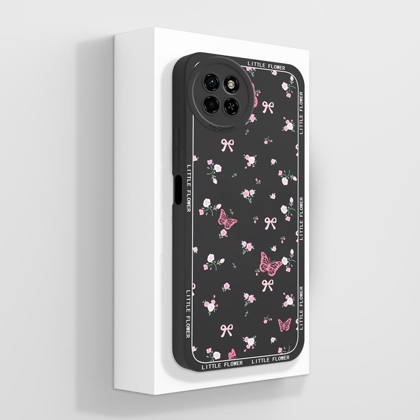 Für itel S23 S24 S25 P55 P65 A70 A80 Liebliches Katzen Handyhülle Kameraschutz Flüssigsilikon Hohe Qualität Anti-Fingerabdruck Hülle Für itel Bumper Capa