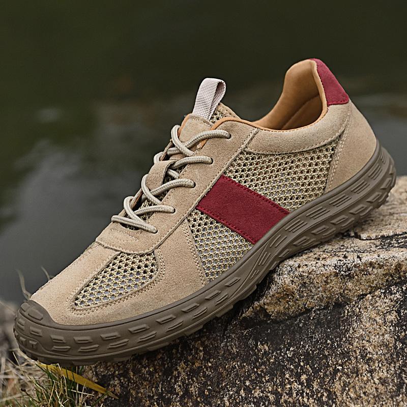 

Men s Casual Sneakers Hole Shoes Outdoor Beach Sandals Summer 44 пісочний