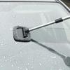 Windshield Cleaning Brush With Telescopic Aluminum Handle Microfiber Bristles For Effortlessly Glass Maintenance