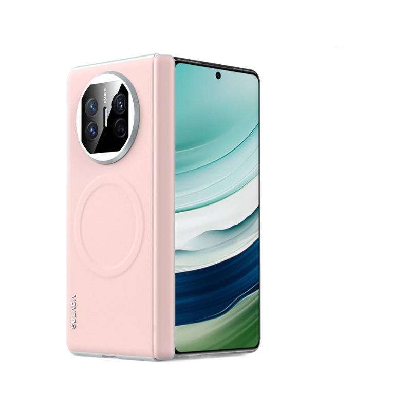 

Подходит для чехла для мобильного телефона Honor Magicvs3, пружинный шарнир Honor3, противоударный, магнитная фиксация V3, складной, мужской и женский розовый кожаный чехол Honor Magic V3