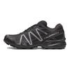 Salomon Speedcross 3 Gtx Fashion Versatile Fabric Non-Slip Wear-Resistant Waterproof Low-Top Running Shoes Unisex Running Shoes Black 476002