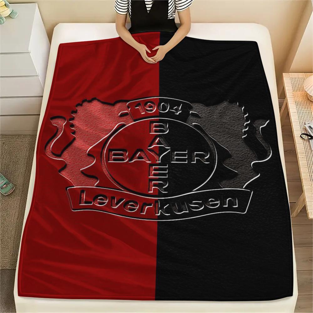 1ks Bayer 04 Leverkusen Potisk Flanelová deka, Vysoká kvalita Pohodlná pro Všechna roční období, Domácí dekorace, Teplo a Pohodlí, Perfektní pro Vánoční dárky13