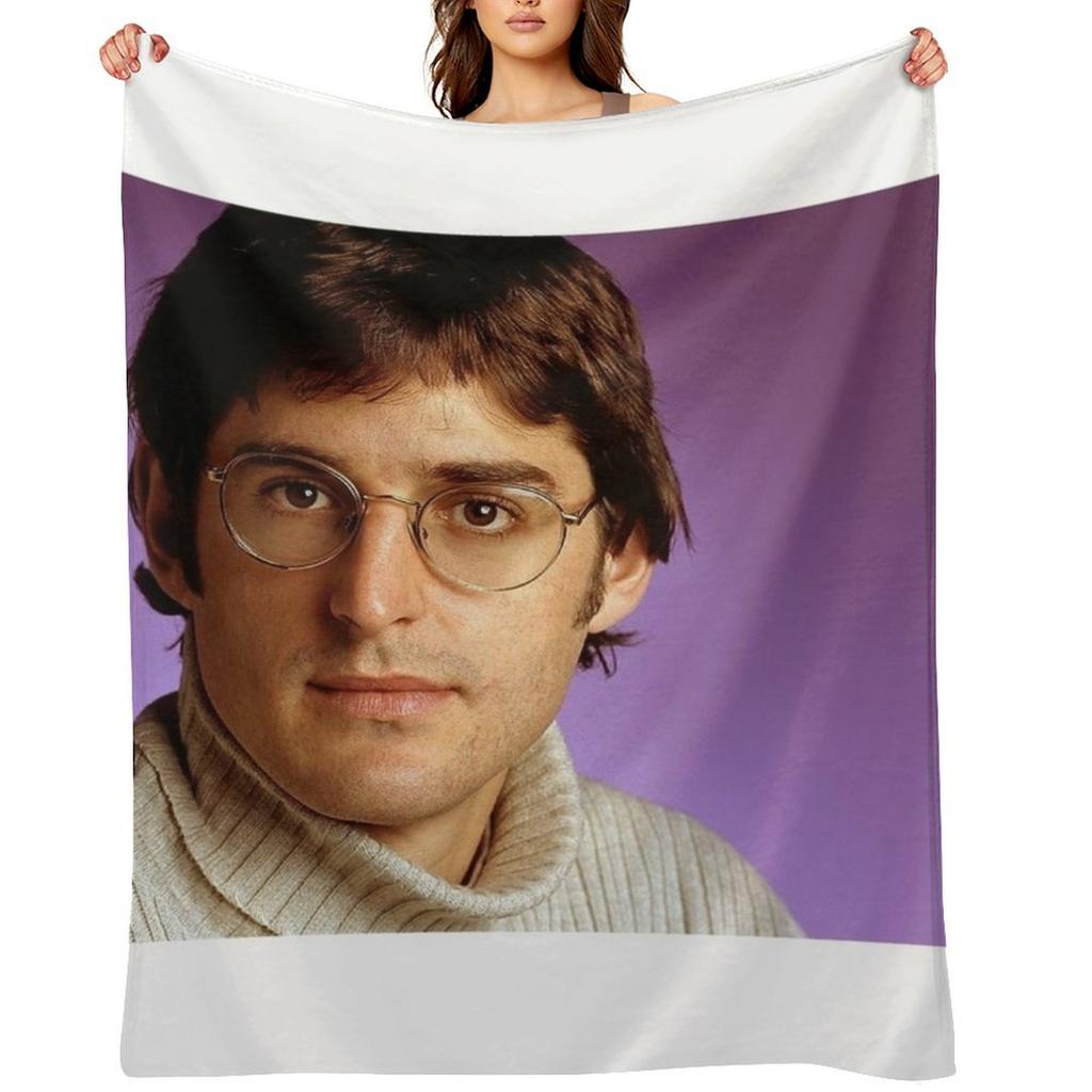 Louis Theroux, from the BBC. By Therouxgear Throw Blanket manga Winter beds Thermal Flannel Blankets
