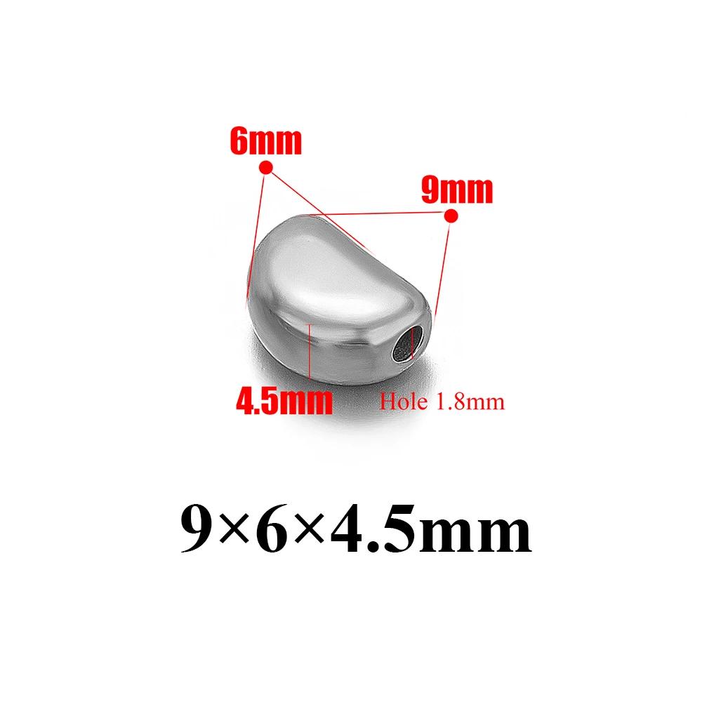 10Pcs Stainless Steel Gold Color Star Heart Spacer Beads for Bracelet Findings Necklace Earrings Making DIY Jewelry Accessories