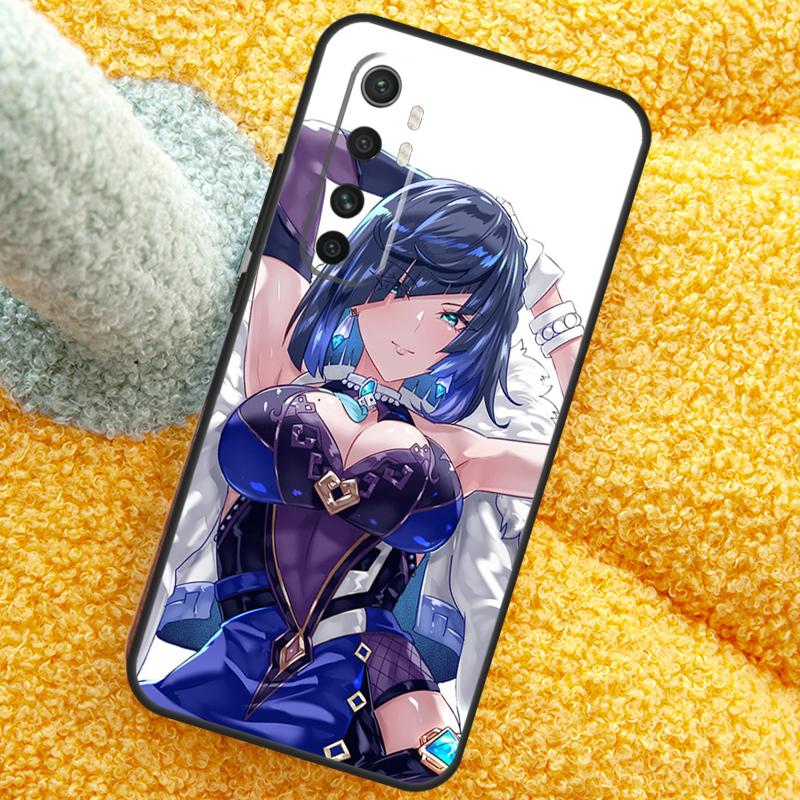 Genshin Impact Yelan Case For Xiaomi 15 14 Ultra 13T 14T 15T 17 Pro Max Cover For POCO X7 F8 Pro X3 X5 X6 F5 F6 F7