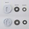 Nylon and Stainless Steel Toilet Seat Cover Hole Screws Easy to Install, 2PCS