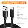 USB 3.2 Gen 2 Type A To C Data Transfer Charger Cable For iPhone 15 16 Macbook iPad Samsung High Speed Fast charge 1m 2m 3m Long