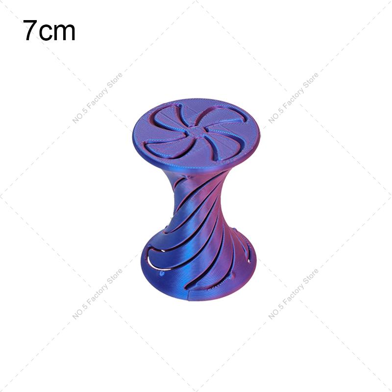 3D Printed Mini Spiral Cone Impossible Pyramid Passthrough Fidget Toy Stress Relief Screw Toys Christmas Tree Desktop Decoration