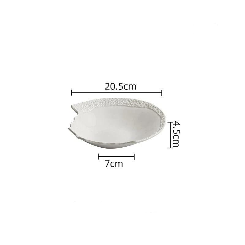 Креативная неровная салатница – Современная десертная миска Декор столовой посуды S