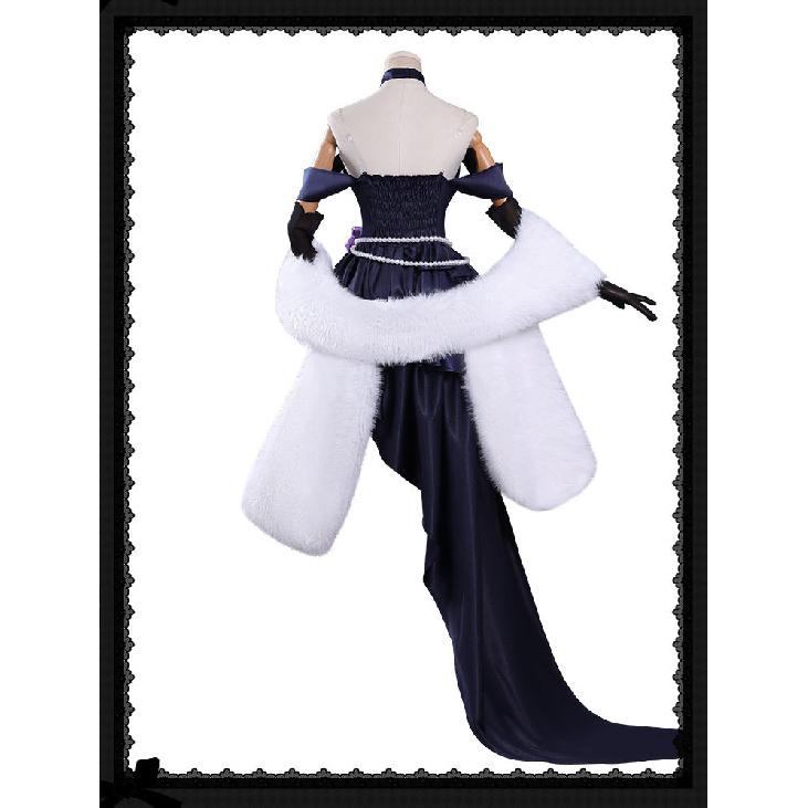 Anime Tiger×Dragon Aisaka Taiga Cosplay Black Evening Dress Princess Skirt Plush Wrap Wig Woman Halloween Carnival Suit