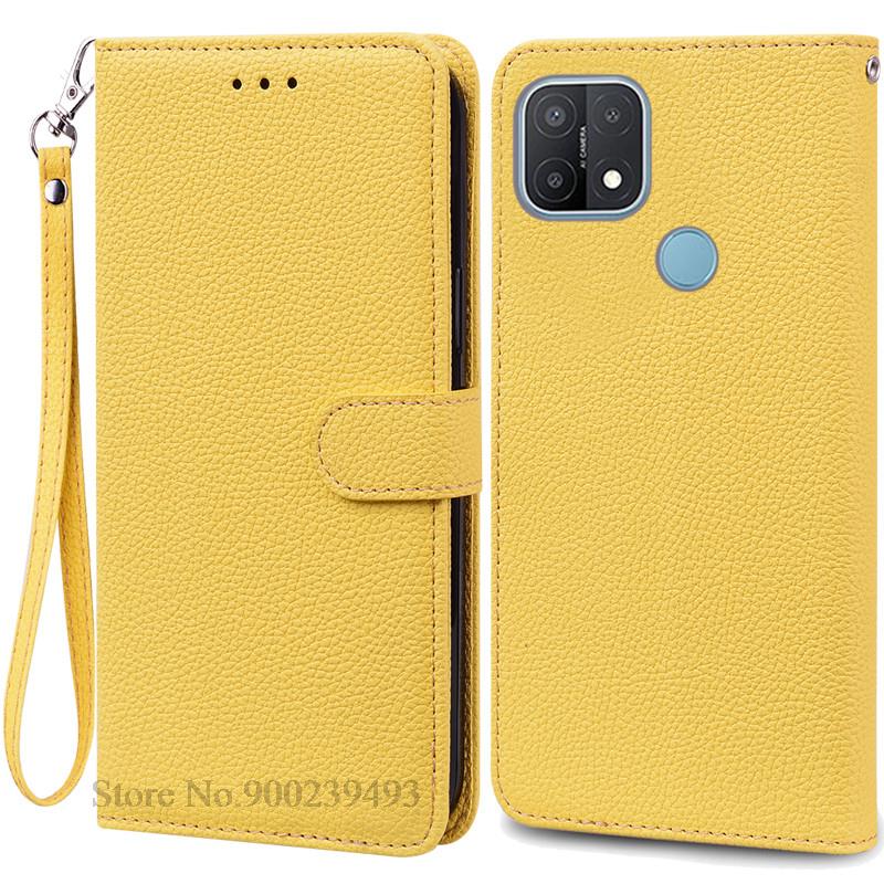 For OPPO A15 Case OPPO A15S Cover Silicone Wallet Flip Cover For OPPO A15 CPH2185 A15S CPH2179 Phone Case Leather Coque Fundas