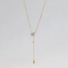 Xiaoxiangfeng Zircon Stainless Steel Necklace Temperament Daily Versatile Women'S Jewelry