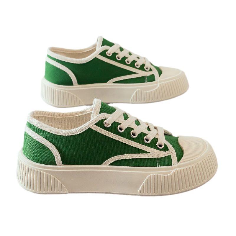 Canvas shoes women's new spring versatile students high value campus spring and autumn casual board shoes
