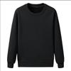 Men's Fleece Sweater Crew Neck Autumn and Winter Fleece Thickened Korean Version Large Size Solid Color Simple Inner Bottoming Shirt Top