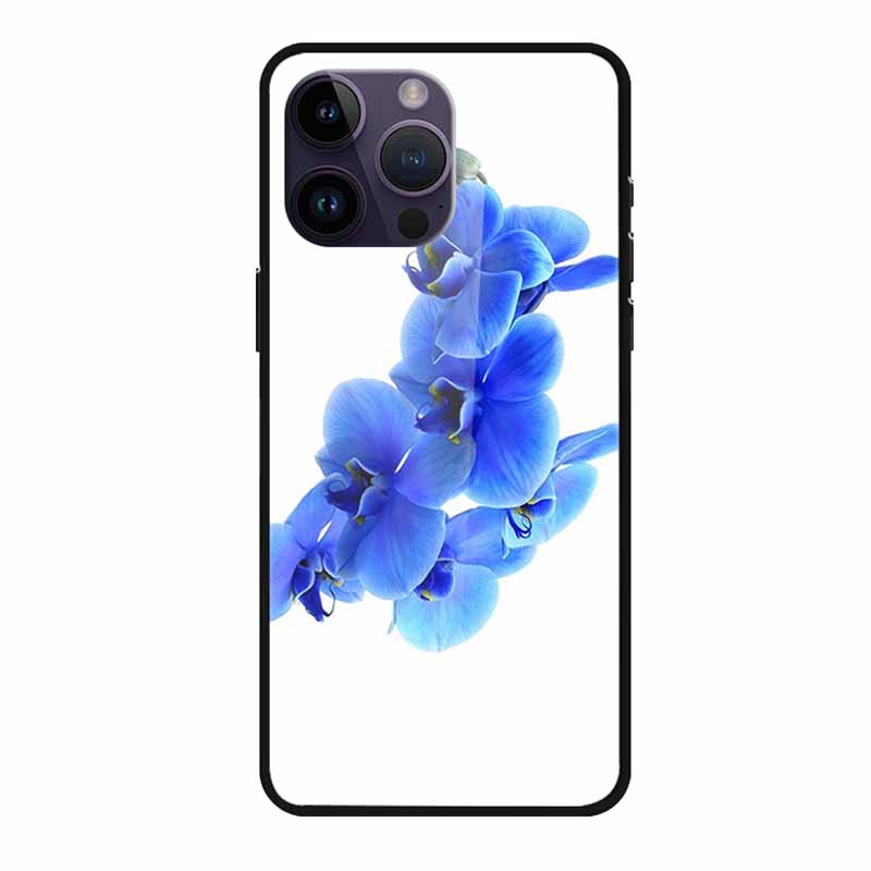 Tempered Glass Case For iphone 15 Pro Max Case Hard Glass Back Cover Soft TPU Bumper For iphone 16 Pro Max Phone Case 16Pro Max