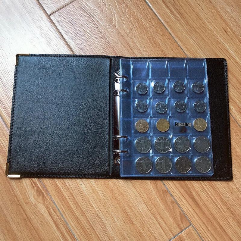 480-Pocket Large Capacity English Coin Collection Album for Ancient Coins