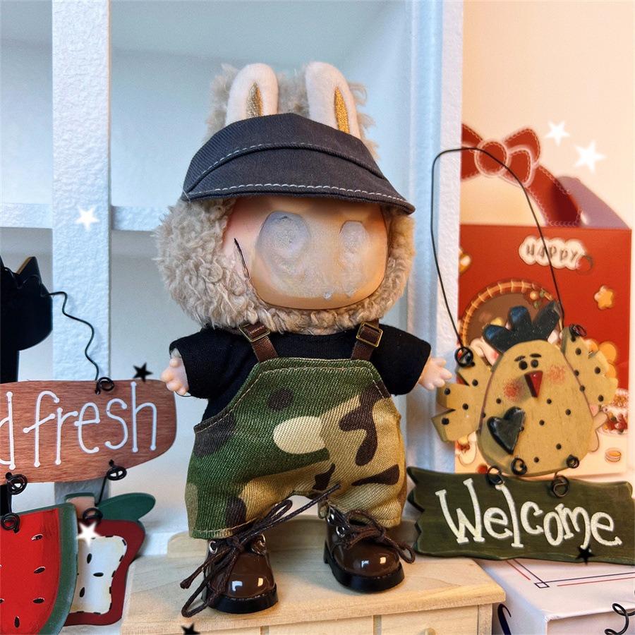 Nadaje się tylko dla 17cm Labubu Cloth, lalek winylowych, pluszaków i innych ubrań do noszenia