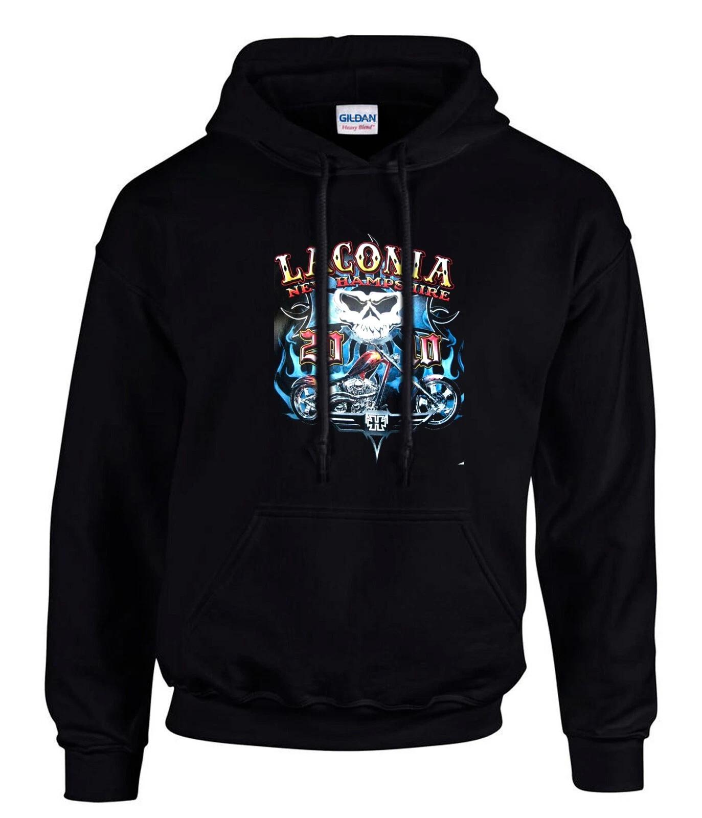 Biker Custom Choppers Motorrad Schwarz Hoodies Kapuzenpullover -3346-SW XXXL