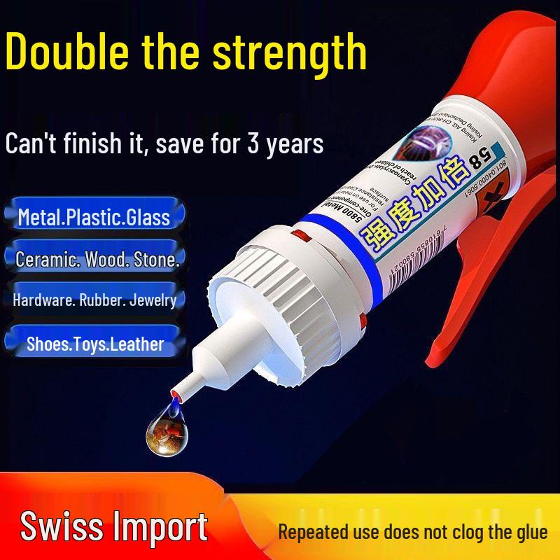 Universal High-Strength Super Glue for Glass, Shoes, Plastic, and Electronics Repair