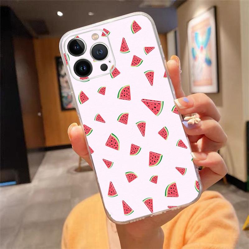 Pouzdro na telefon pro iPhone 14 13 12 11 Pro Max Xs Max Xr X 12mini 14 Plus Se Ovocné pouzdro Funda Capa Cell