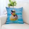 Cute Little Yellow Duck Pillowcase Car Ornaments Office Living Room Sofa Home Pillowcase